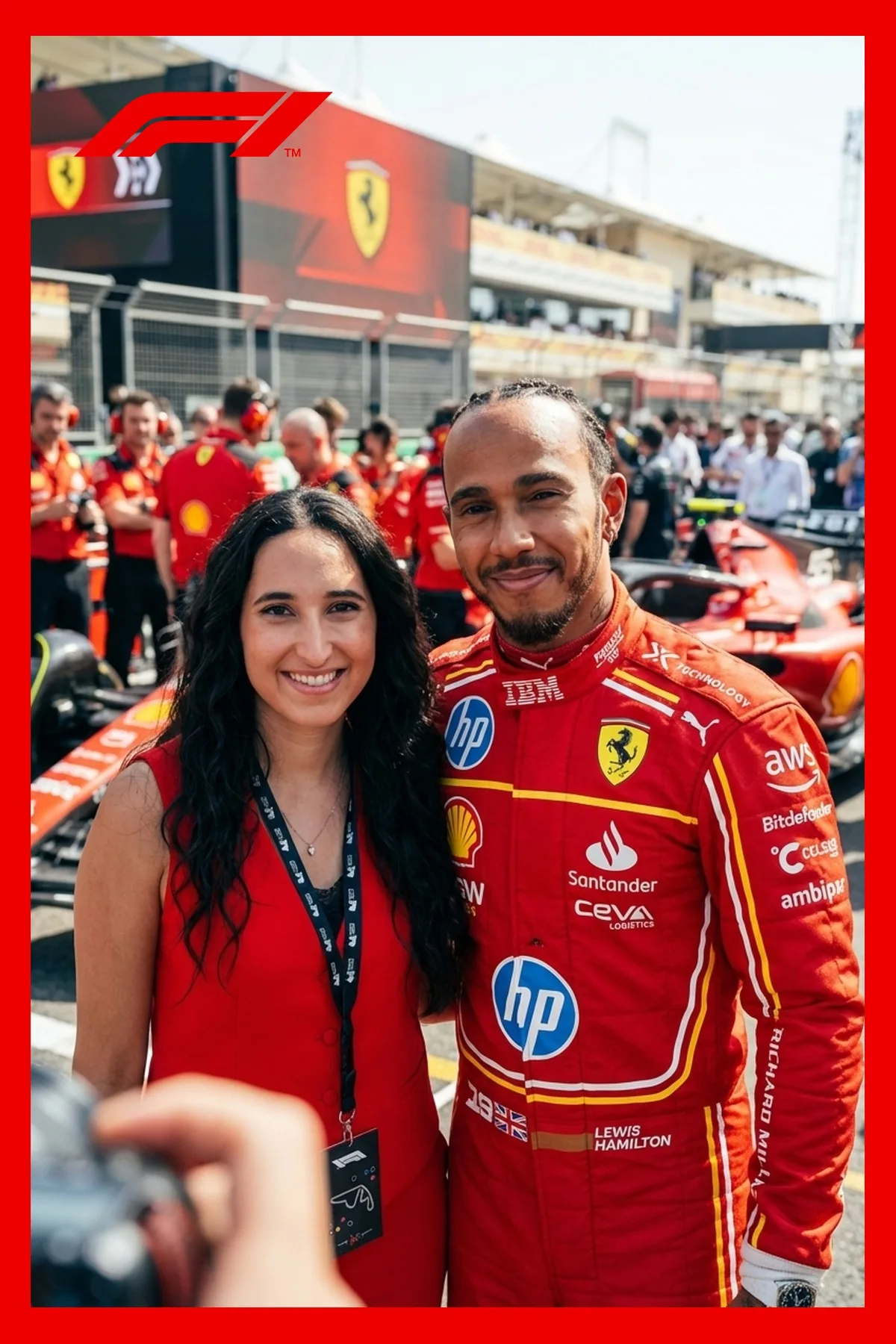 Lewis Hamilton Celebrity Selfie